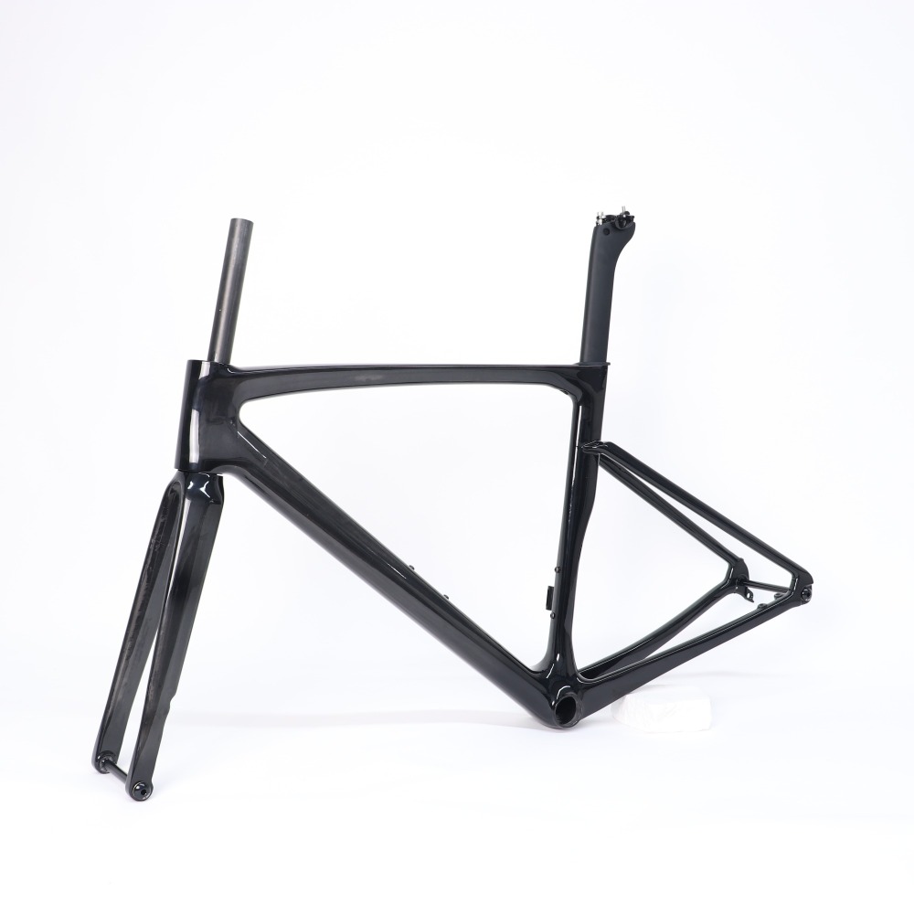 R 168 Carbon Road Bike Frame Black Fadding to UD Carbon Weave