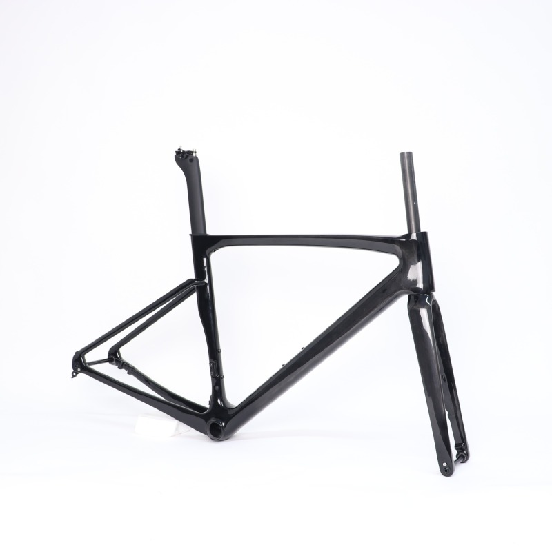 R 168 Carbon Road Bike Frame Black Fadding to UD Carbon Weave