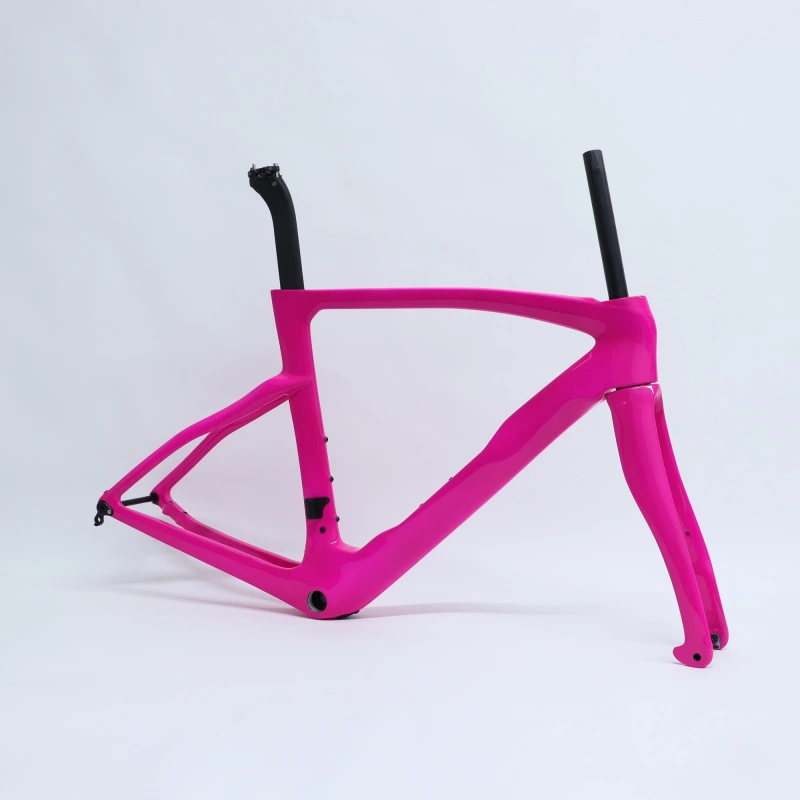 R 218 Disc Road Bike Frameset Dragon Fruit Glossy Paint