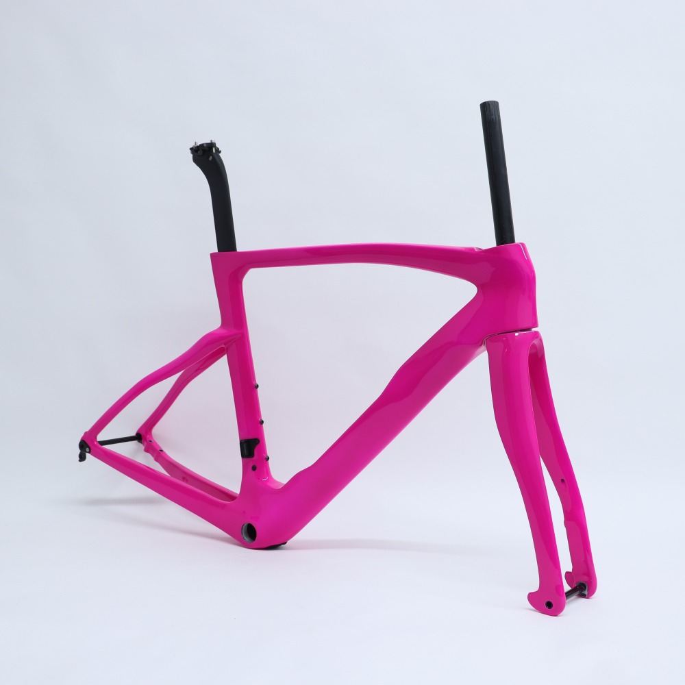 R 218 Disc Road Bike Frameset Dragon Fruit Glossy Paint