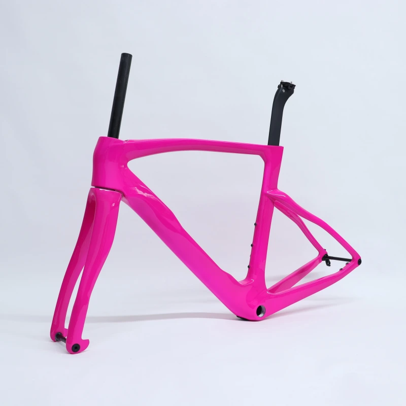 R 218 Disc Road Bike Frameset Dragon Fruit Glossy Paint