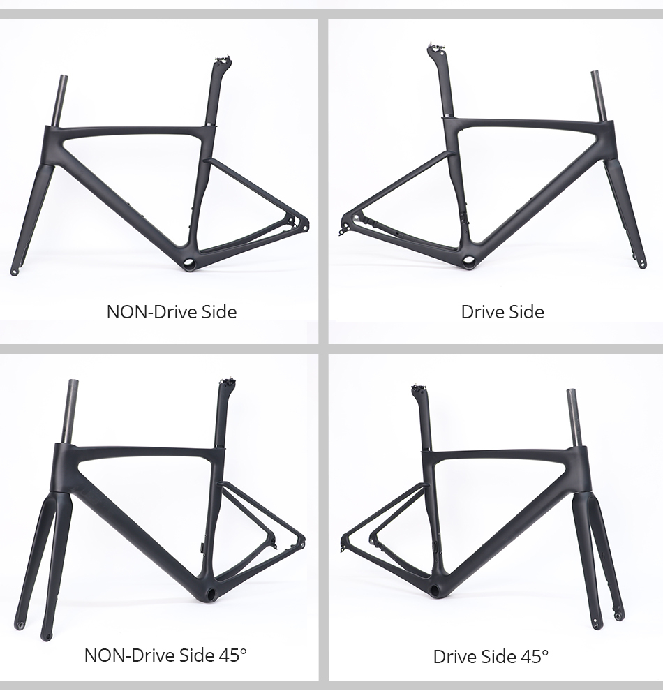2021 VB-R-168 Carbon Fiber Road Frame Disc Version Integrated Hidden Cables