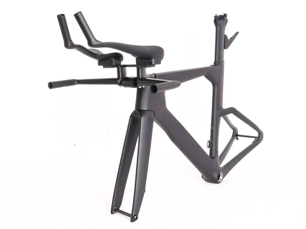 VB-TT-023 New T47 Carbon Fiber Time Trial Frame Set Disc Integrated Cables