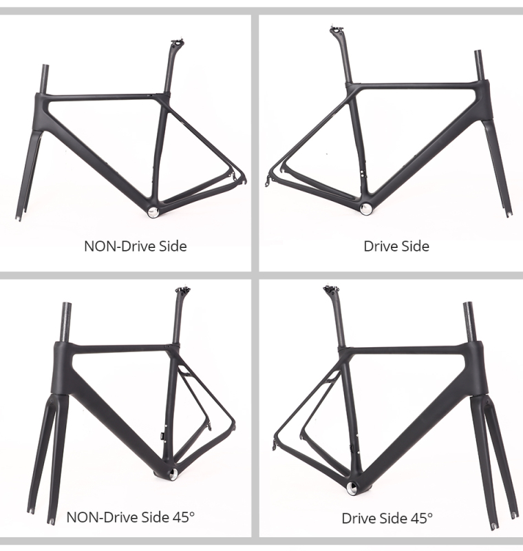 2023 VB-R-066 Ultra Light Endurance Bike Road Frame V Brake Internal Caboe Routing