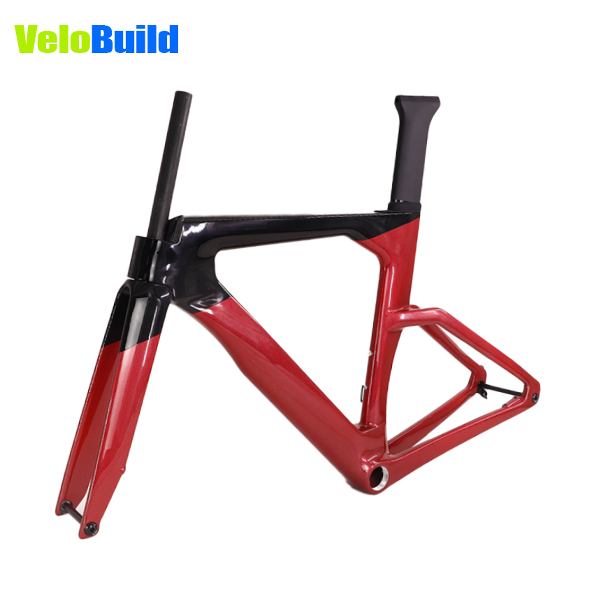 VB-TT-023 Carbon TT Bike Frame Metallic Red