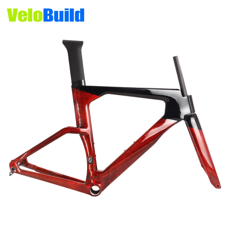 VB-TT-023 Carbon TT Bike Frame Ice Break Red