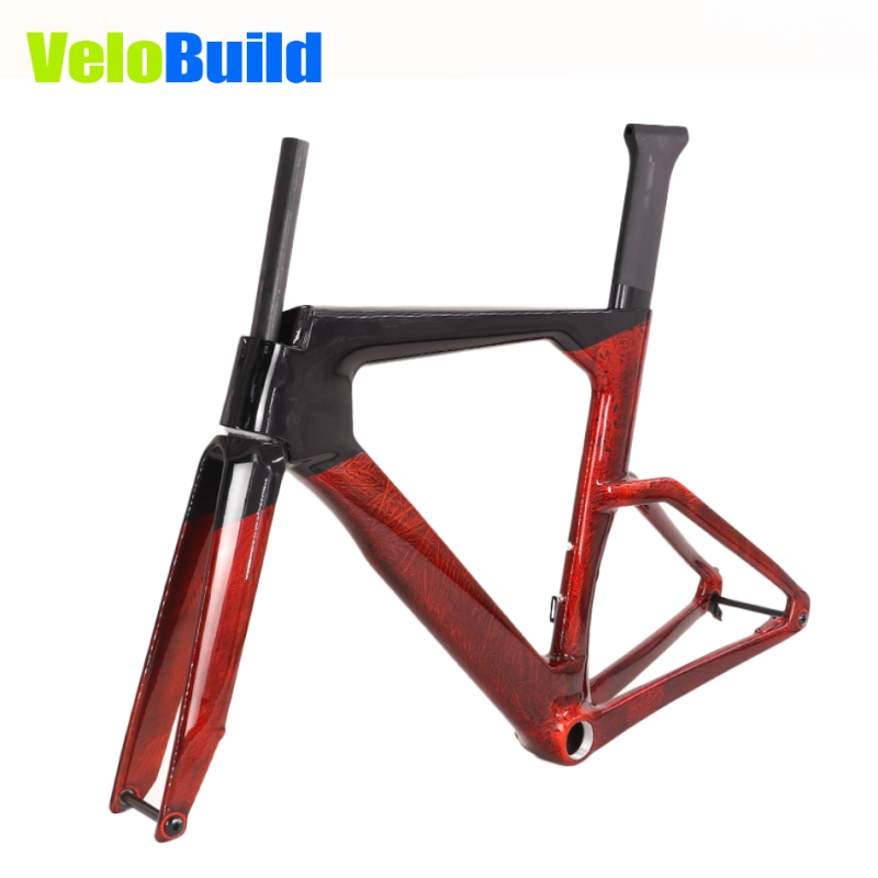 VB-TT-023 Carbon TT Bike Frame Ice Break Red