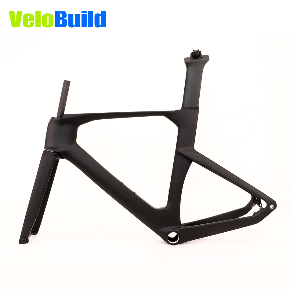 2026 VB-R-368 AeroTrace Carbon Fiber Aero Road Bike Frame Black Matte Paint