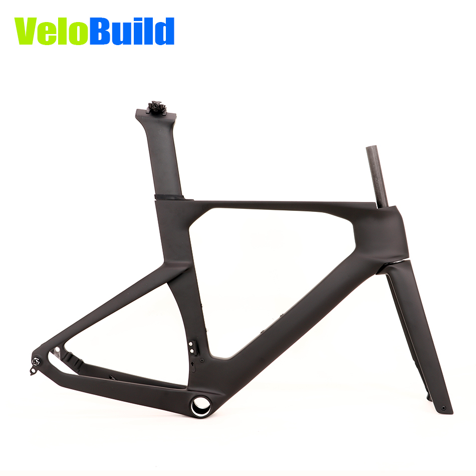 2026 VB-R-368 AeroTrace Carbon Fiber Aero Road Bike Frame Black Matte Paint