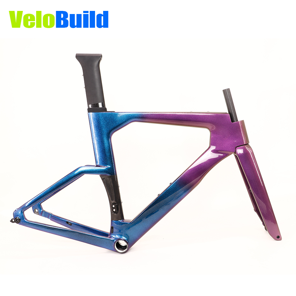 VB-TT-023 Carbon TT Bike Frame Chameleon Fading Paint