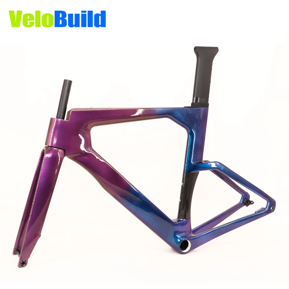 2026 VB-R-368 AeroTrace Carbon Fiber Aero Road Bike Frame Blue 