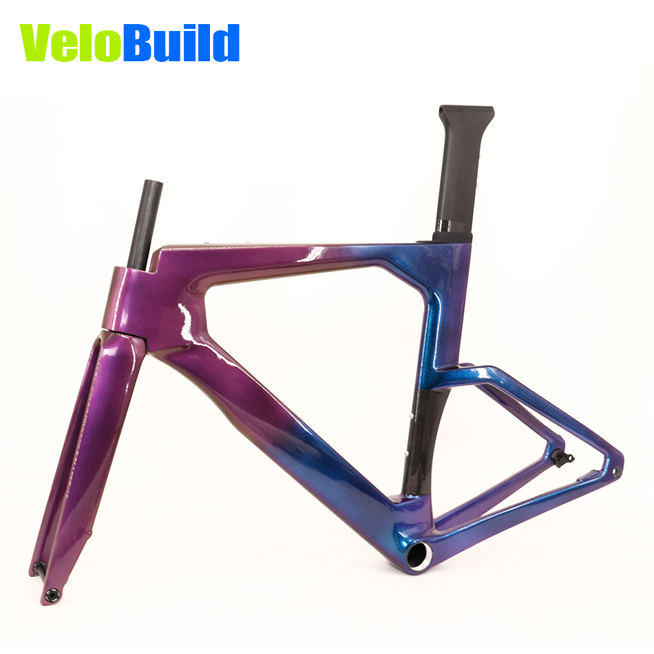 VB-TT-023 Carbon TT Bike Frame Chameleon Fading Paint