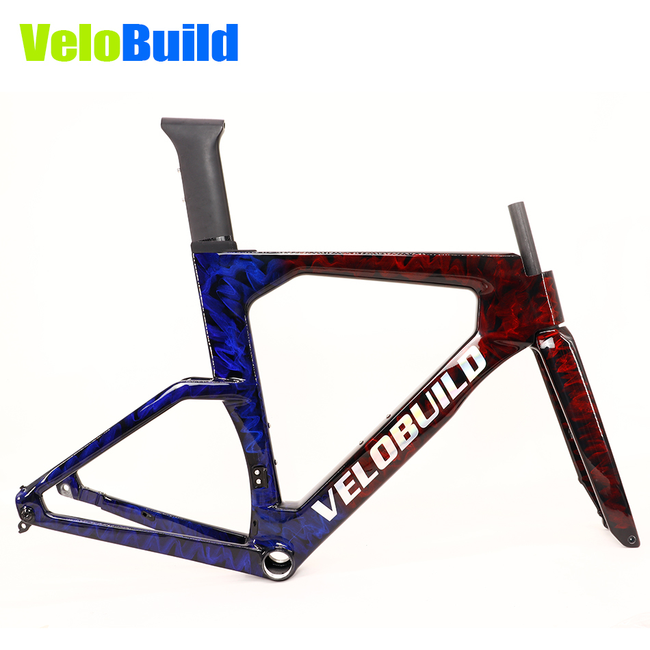 VB-TT-023 Carbon TT Bike Frame Smoky Fading Paint