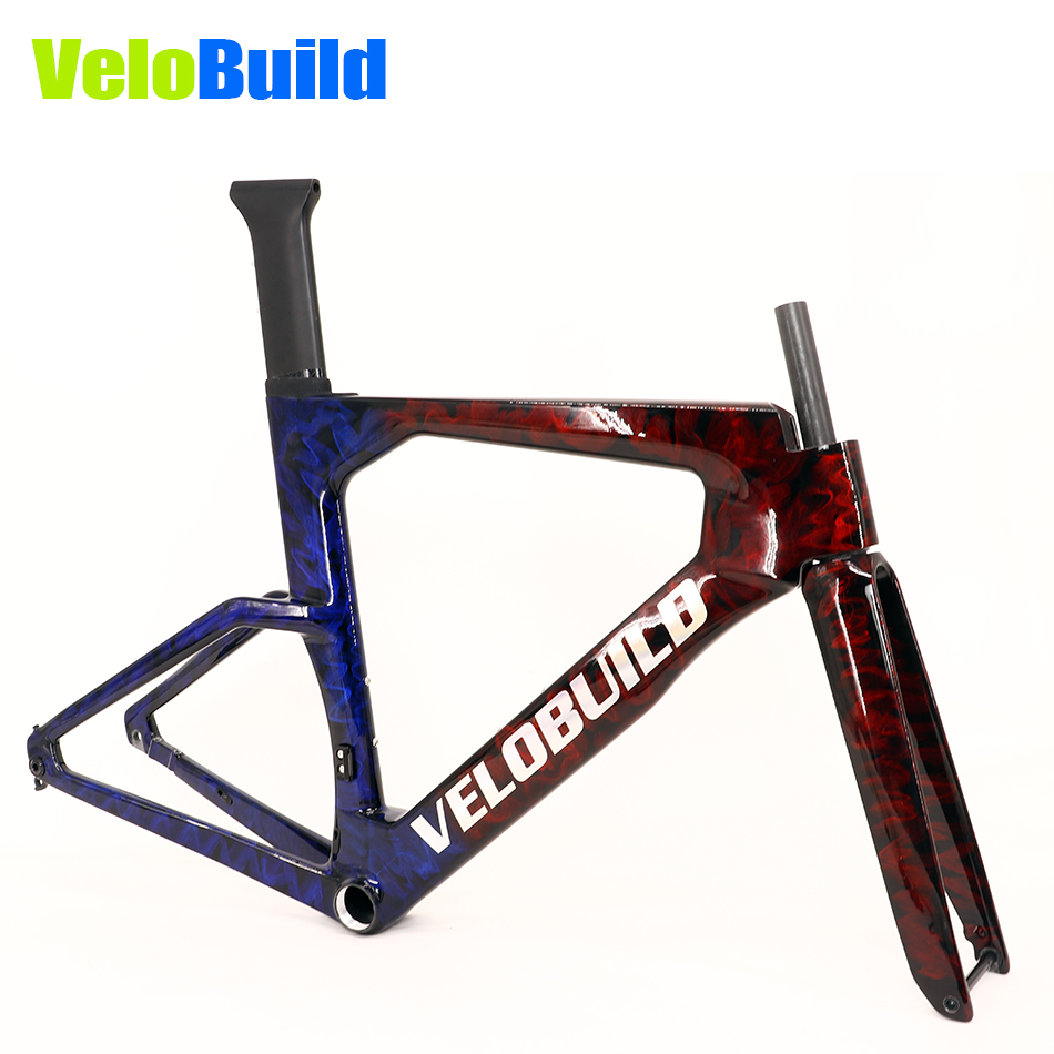 VB-TT-023 Carbon TT Bike Frame Smoky Fading Paint