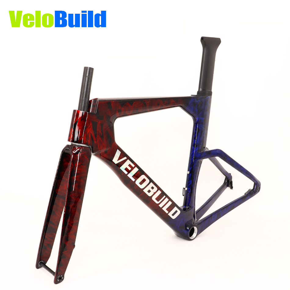 VB-TT-023 Carbon TT Bike Frame Smoky Fading Paint
