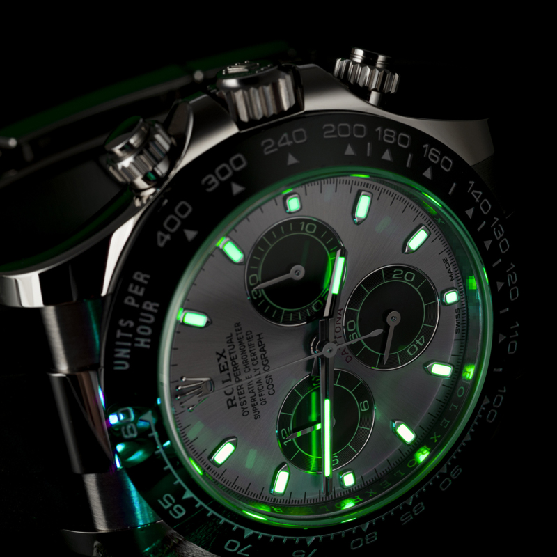 Rolex Daytona White Gold Steel Dial Oysterflex Strap 116519ln-0027