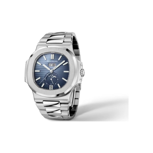 atek Philippe Nautilus Annual Calendar Moonphase 5726  Blue Dial