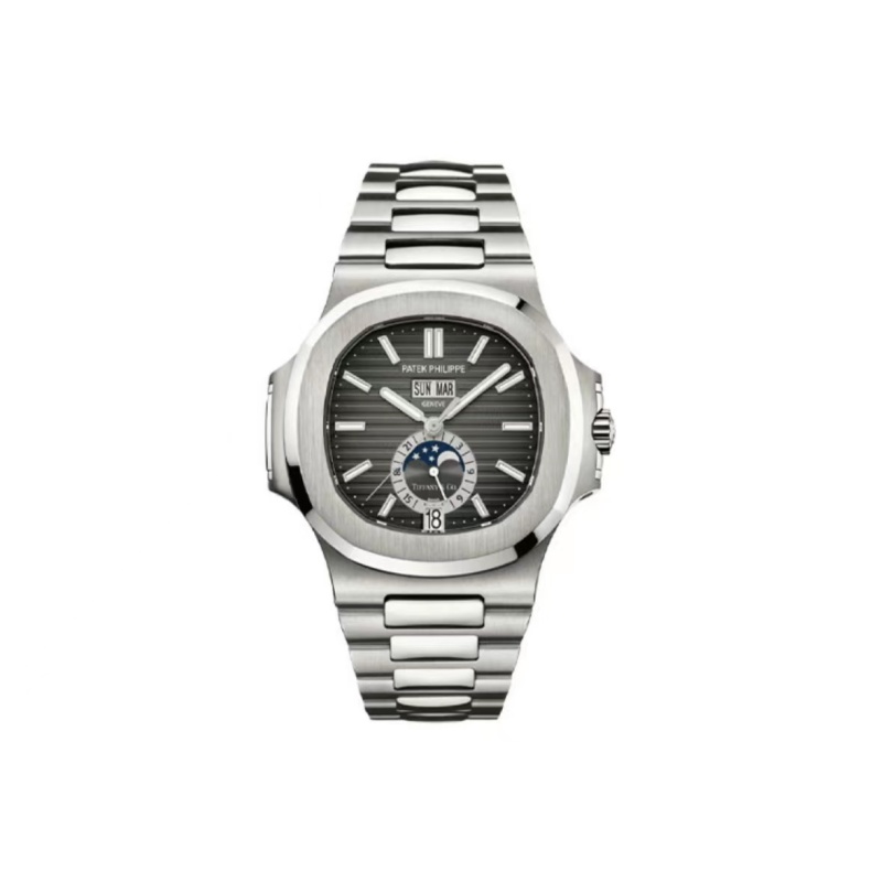 atek Philippe Nautilus Annual Calendar Moonphase 5726  Blue Dial