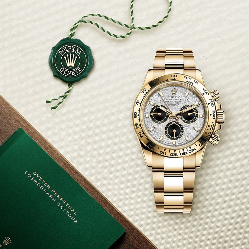 Rolex Cosmograph Daytona Yellow Gold Meteorite 116508-0015