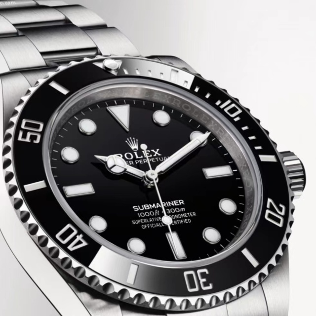 Rolex Submariner Black Dial Watch 124060