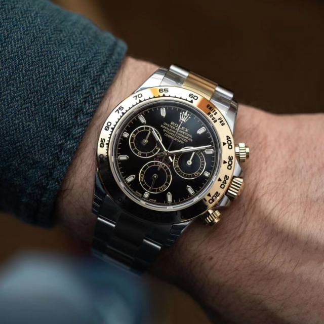 Rolex Daytona Two Tone Black Dial 116503