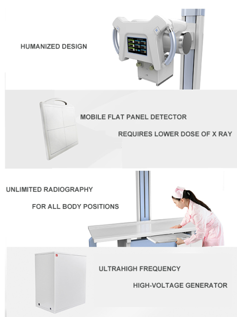 MCDX50 Stationary Digital X Ray Machine