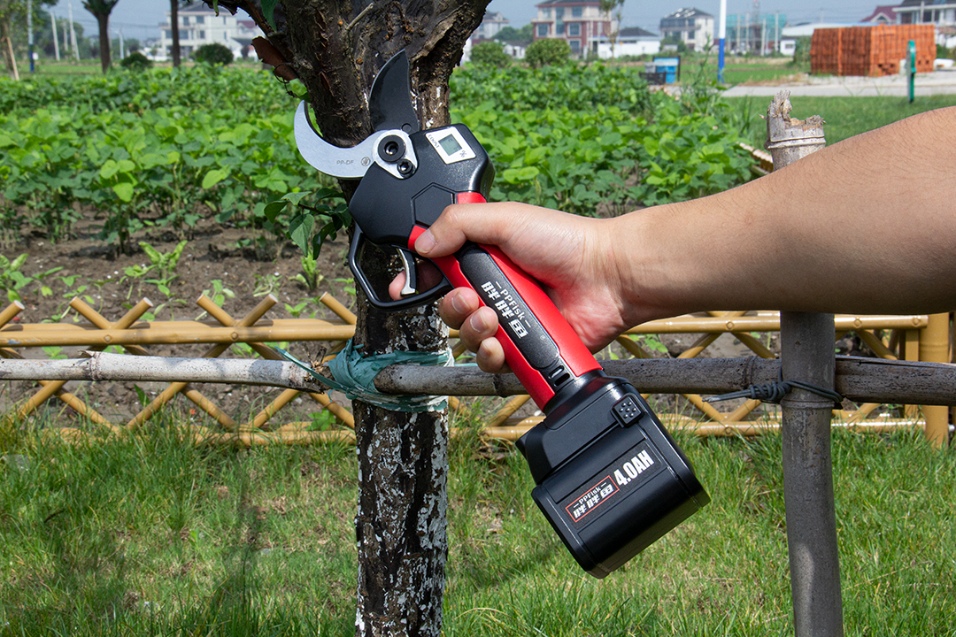 cordless Electric Progressive function pruning shears 40 mm tree electric Pruning Scissors