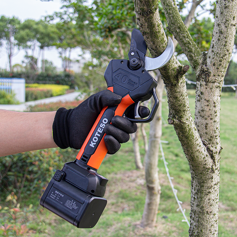 40mm Battery Pruning Shear With Power Display&Progressive Cutting