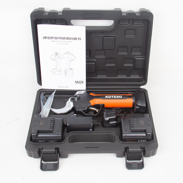40mm Battery Pruning Shear With Power Display&Progressive Cutting