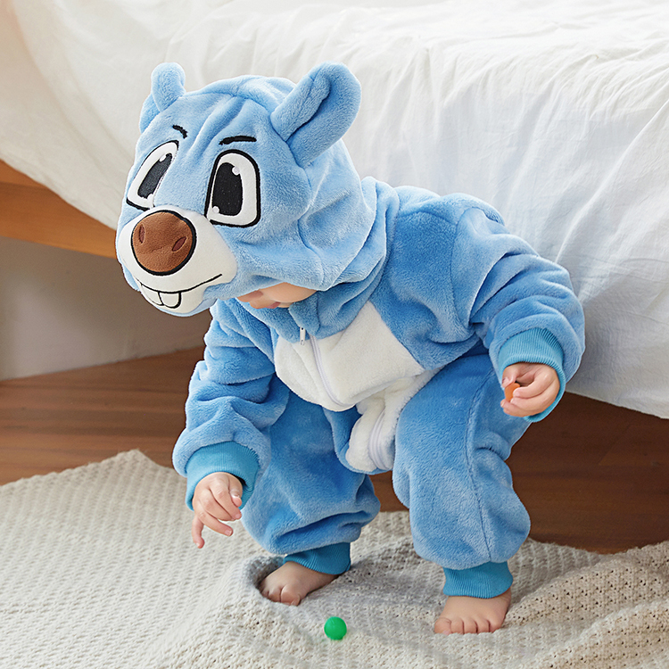 MICHLEY New Arrival Kids Animal Cosplay Jumpsuits Cute Infant Newborn Rompers Unisex Boys Baby Clothing ASF16