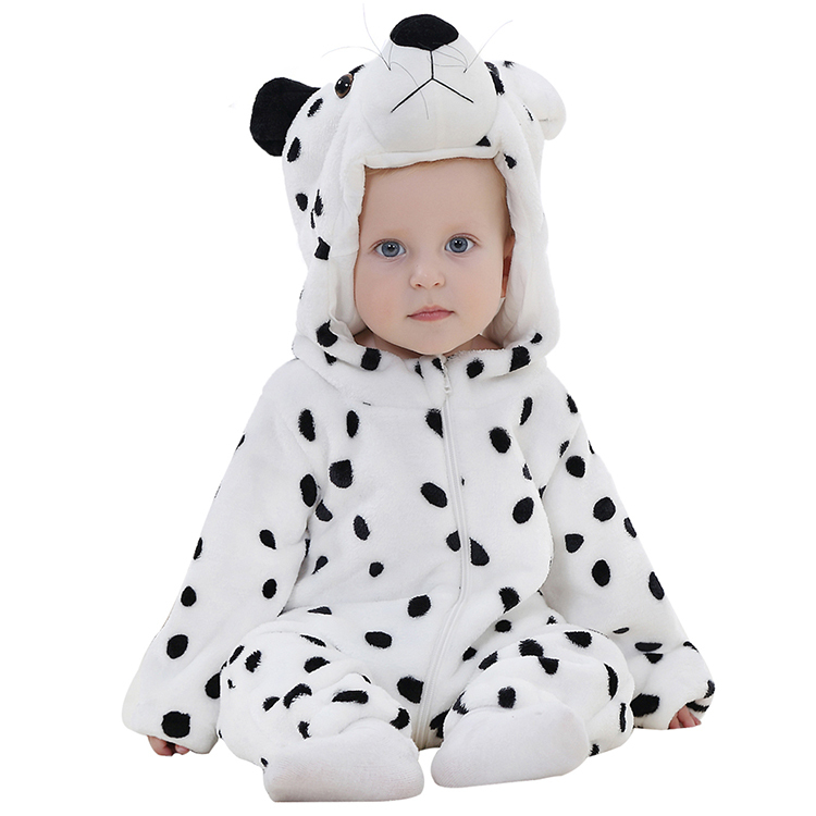MICHLEY Children Winter Halloween Clothes Boys Hooded Part Jumpsuits Girl's Baby Rompers QWE13