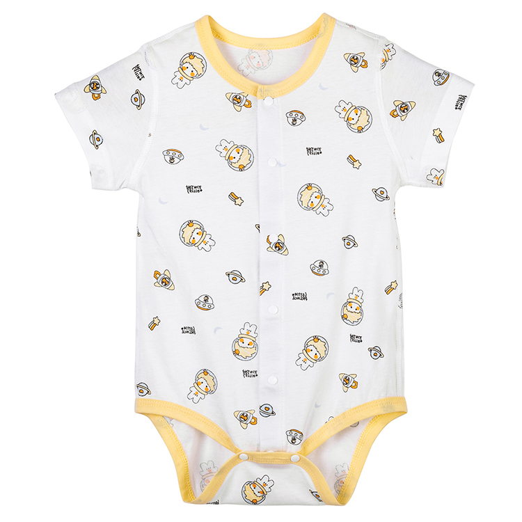 Michley Newborn Baby Boy Clothes Infant Boy Romper 3-24M Short Sleeve Bodysuit Jumpsuit Baby Boy Outfits XNH3