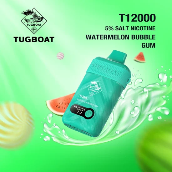 Popular 2024 Pod Taste Better 10000 Puffs Tugboat t12000 Fruit Flavors Crazy Selling Disposable Vape