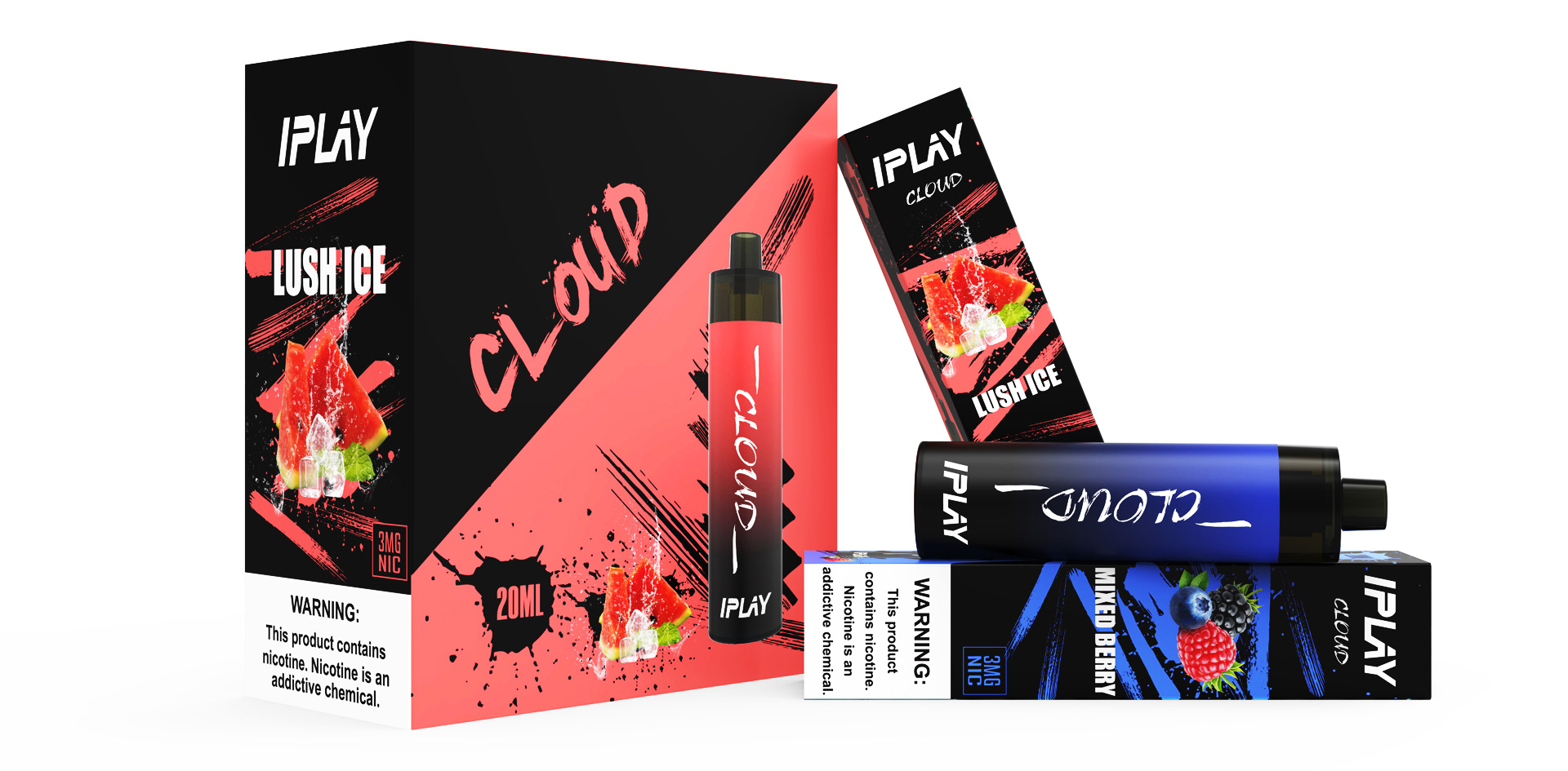 IPLAY CLOUD DISPOSABLE PACKAGE INCLUDE
