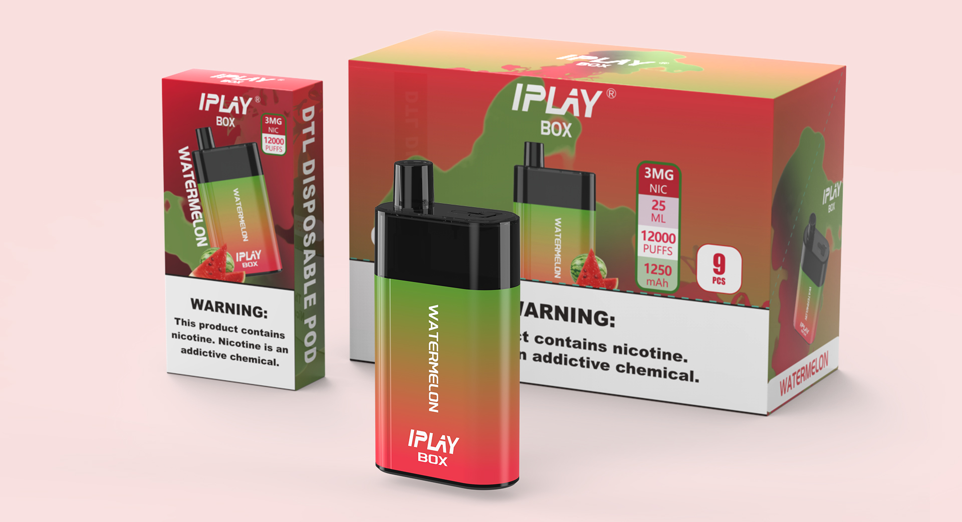 Iplay box 3 Iplay Box Disposable Vape package