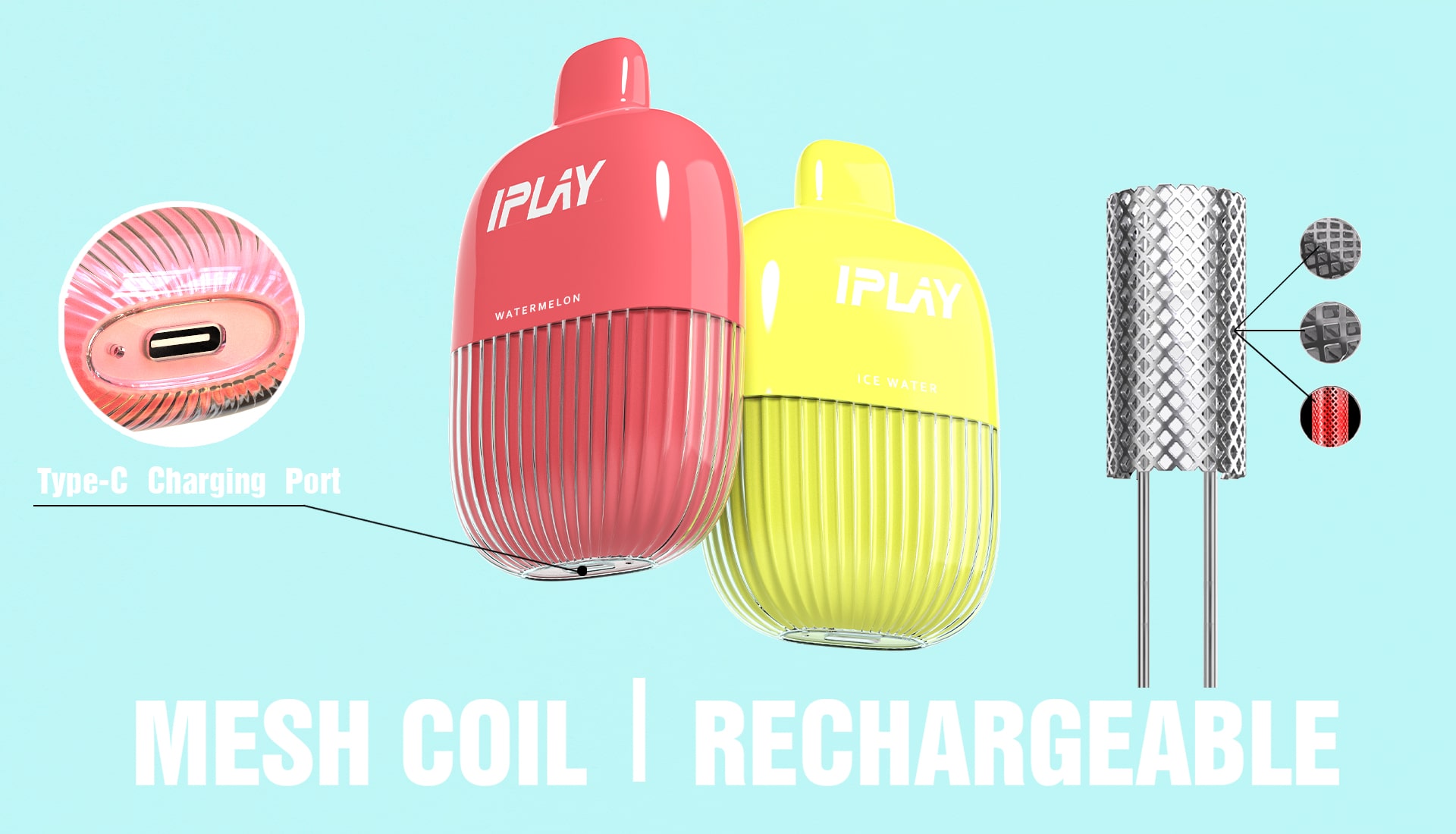 iplay ecco disposable vape charging port
