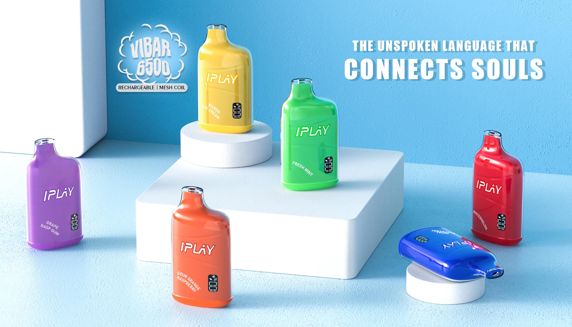 Iplay vibar 4 iplay vibar disposable vape pod presentation