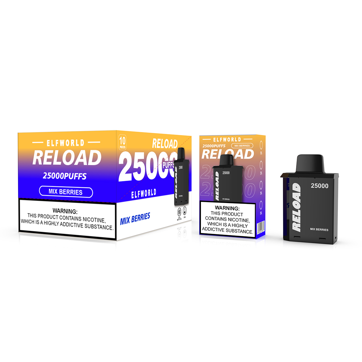 Elfworld Reloda 25000 Cartridges 6 11100041135