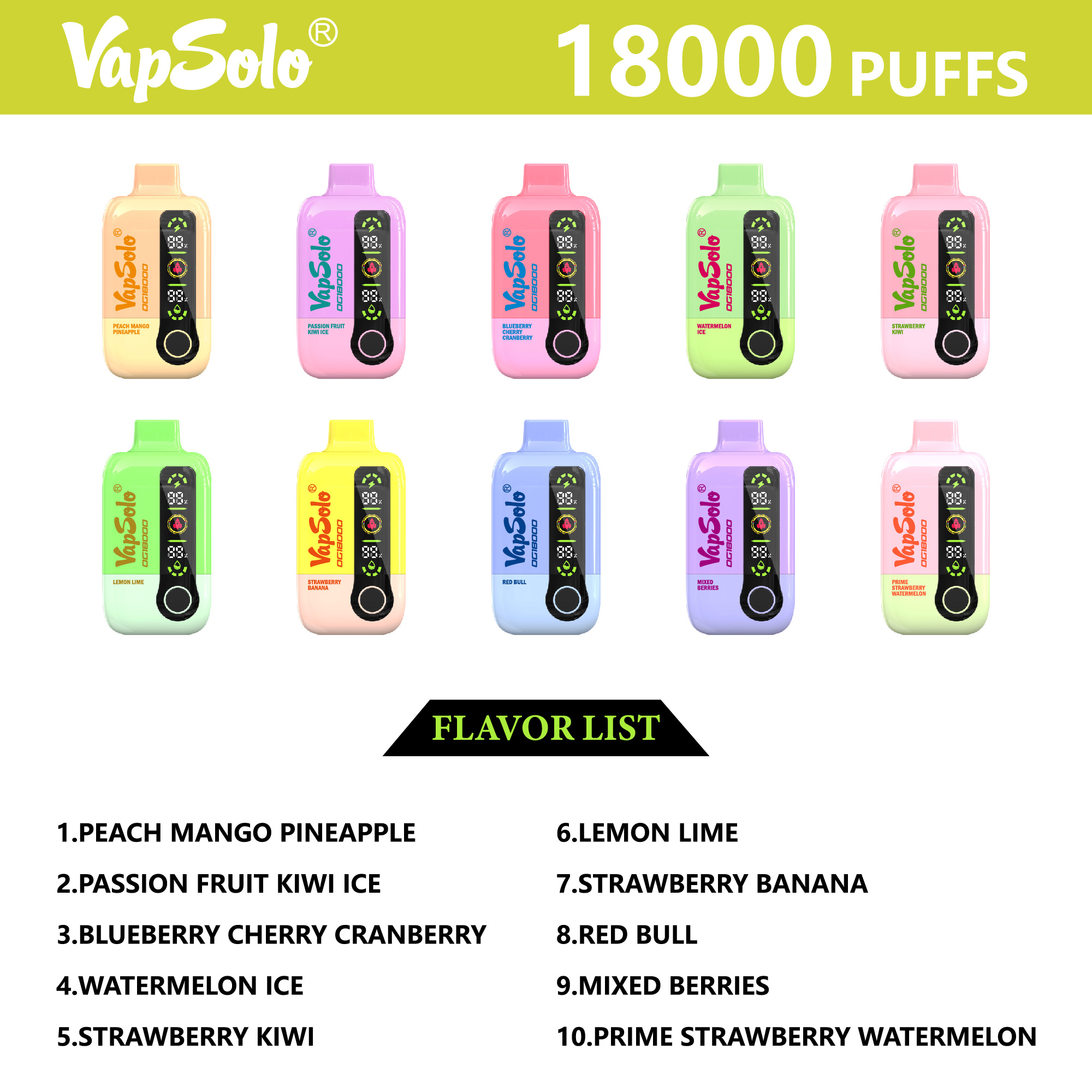 Vapsolo Dg18000 6 10
