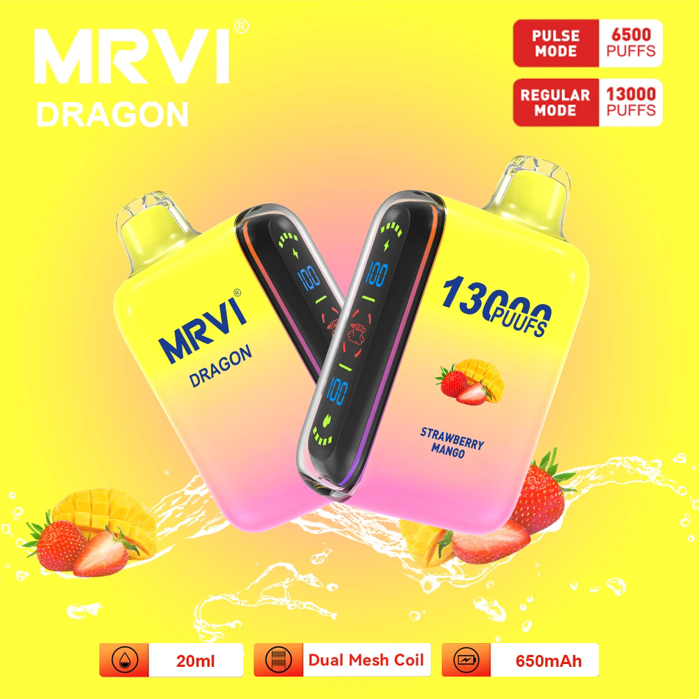 Mrvi Dragon 13000 4 Original Factory Mrvi Dragon 13000 Puffs Pulse 6500 Puff Disposable Vape E Cigarette Devicewebp17