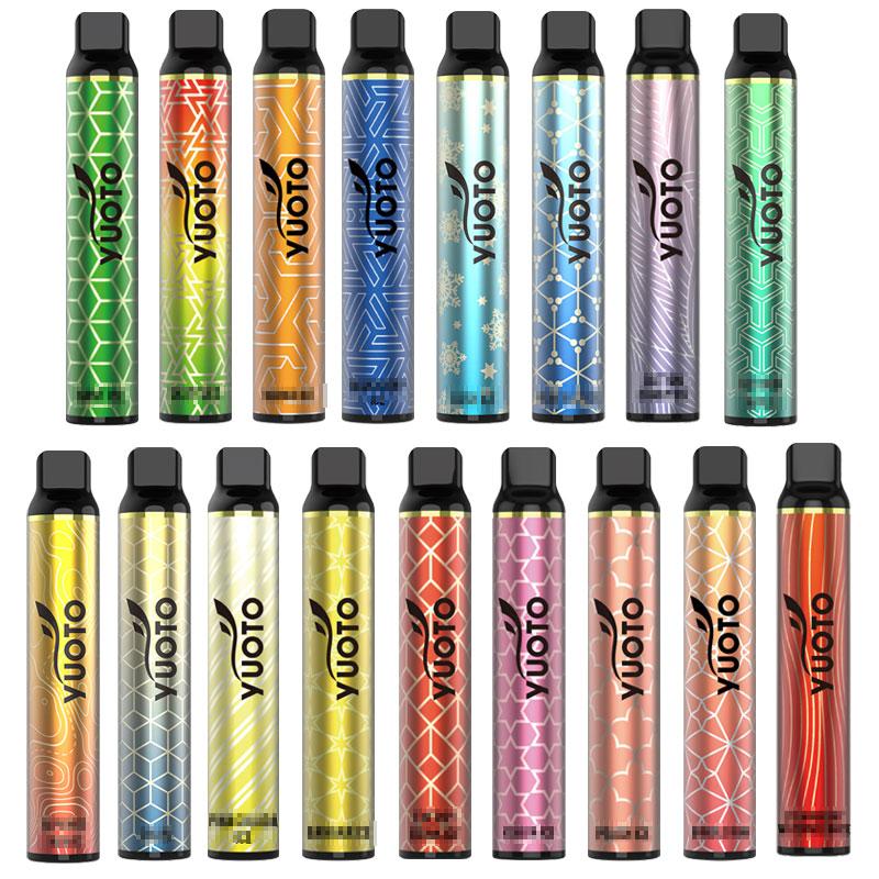Yuoto luscious 3000puffs 2 authentic e8 pod replacement 1 2ml refillable2