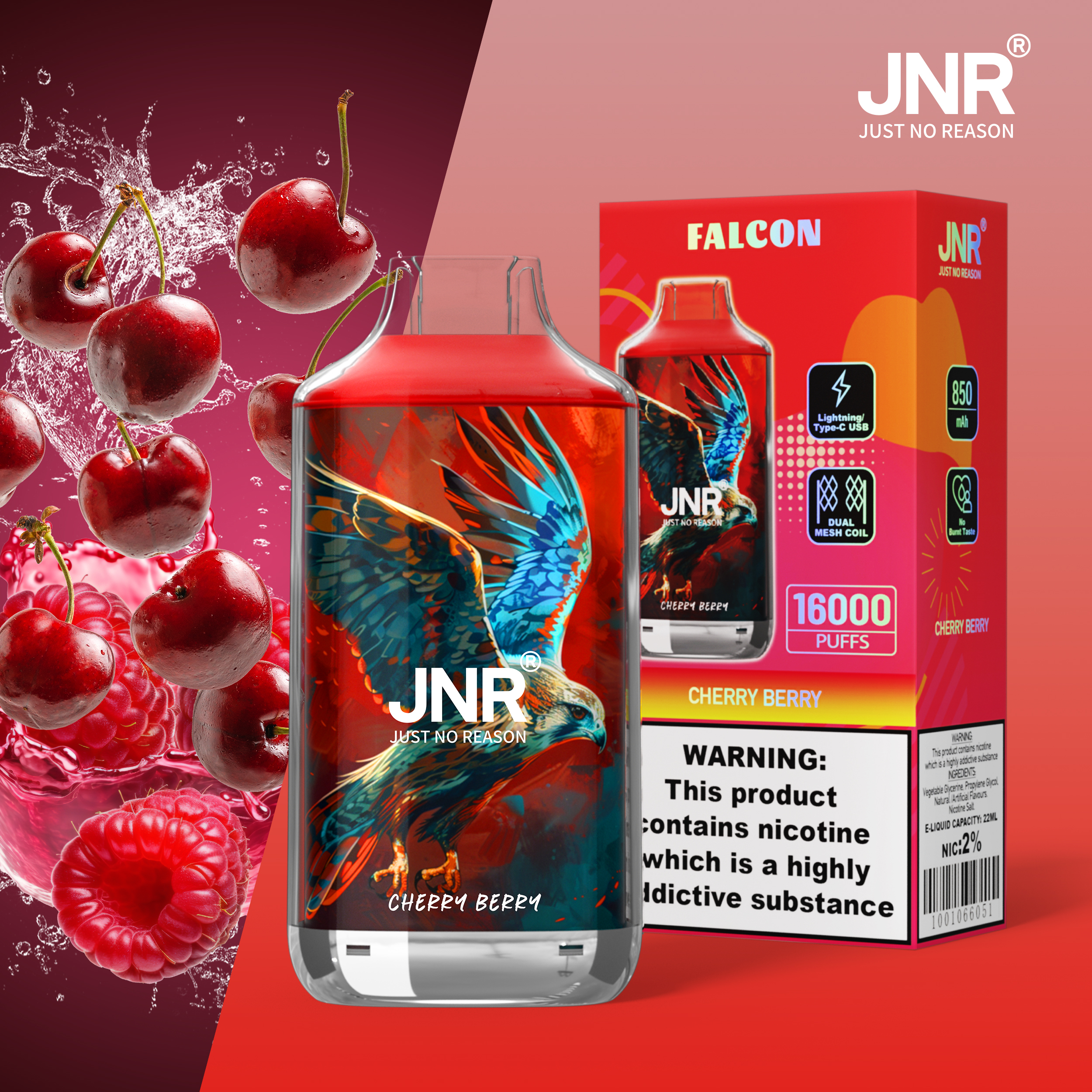 Jnr Falcon 16000 Puffs
