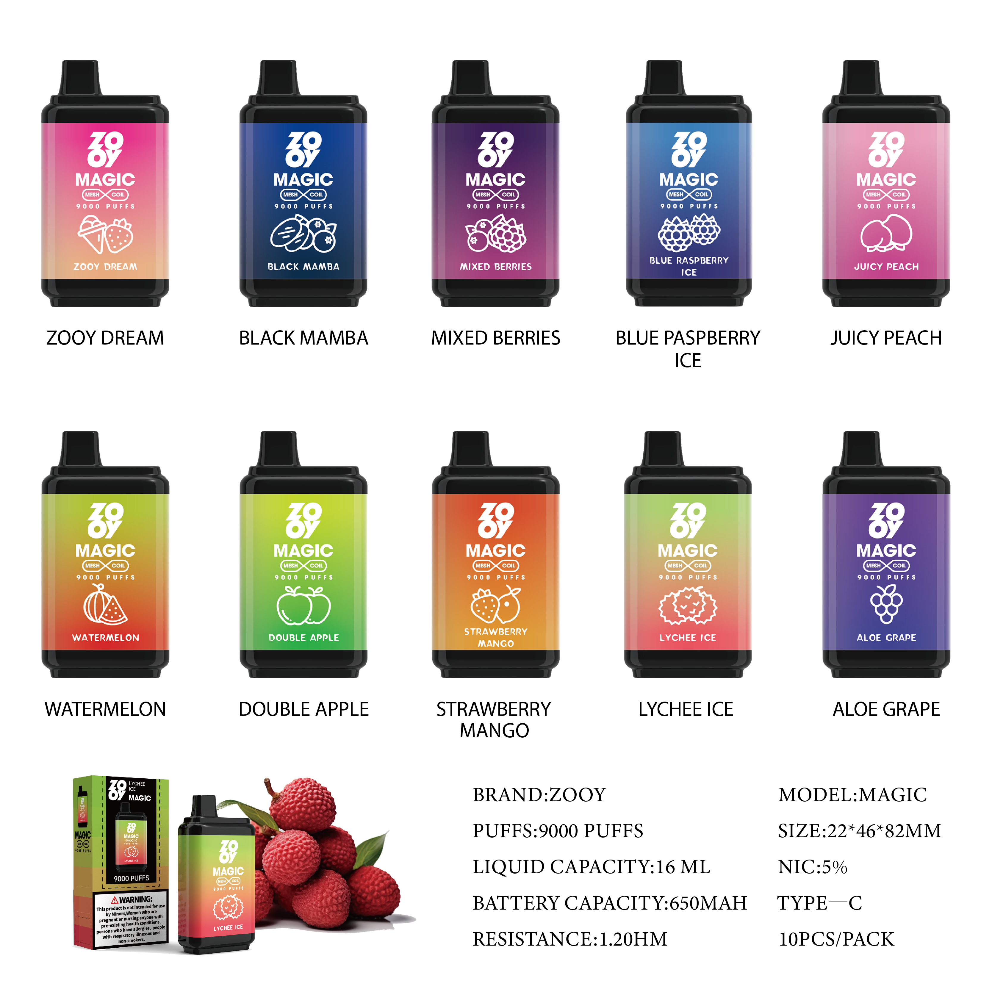 Zooy Magic 9000 2 ZOOYMAGIC9000PUFFS 3