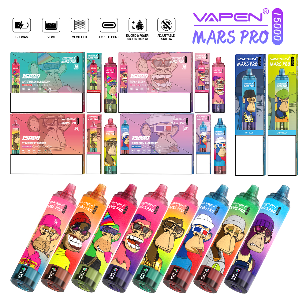 randmtornadosuplissfumotVapenMarsPro15K15000PuffScreenDisplayLCDDisposableVape2