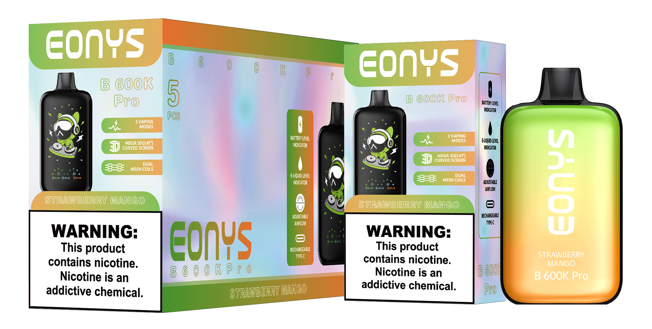 EONYS b600k pro 6 strawberry mango d9bb