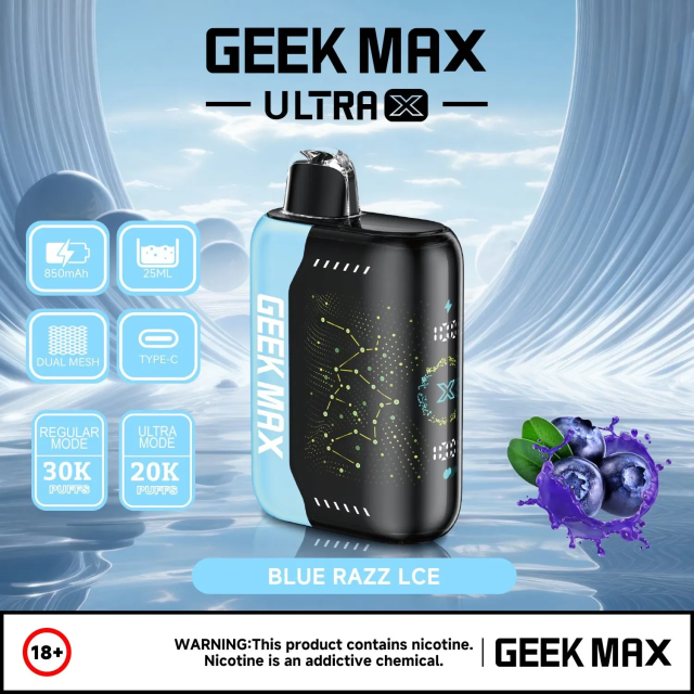 elf bar vape uk Geek Max Pulse X 30K 20ml Disposable Vape (30000 Puffs)