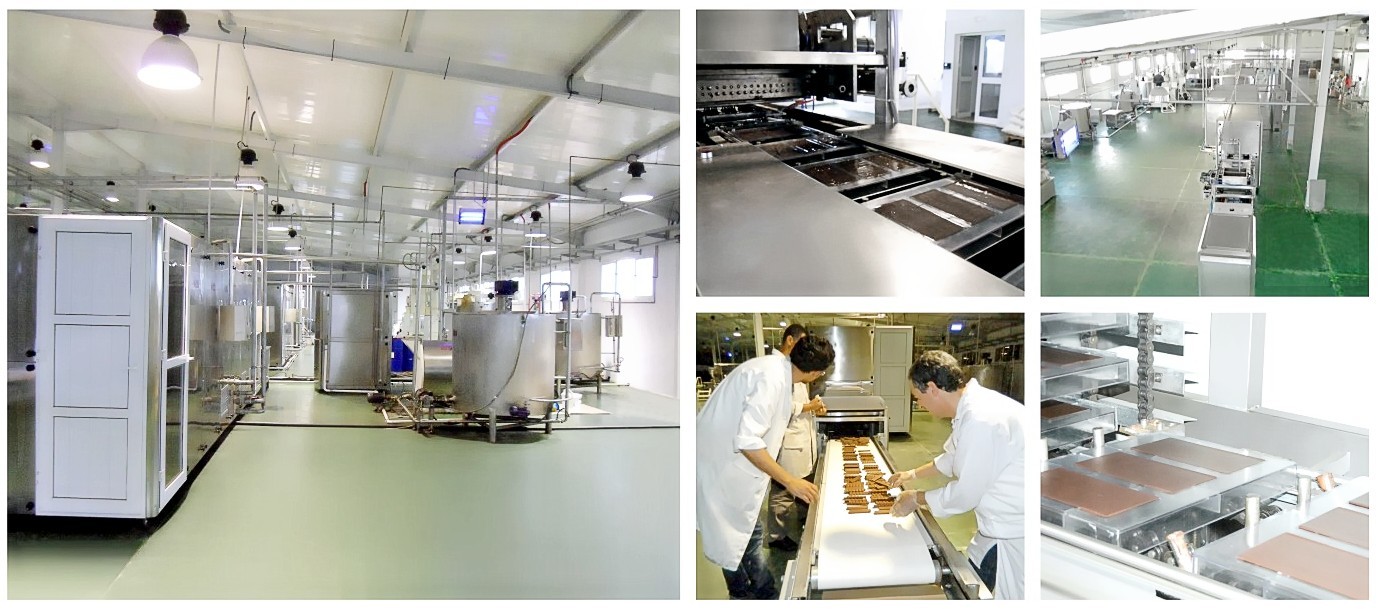 VOLLAUTOMATISCHE SCHOKOLADENPRODUKTIONSLINIE
