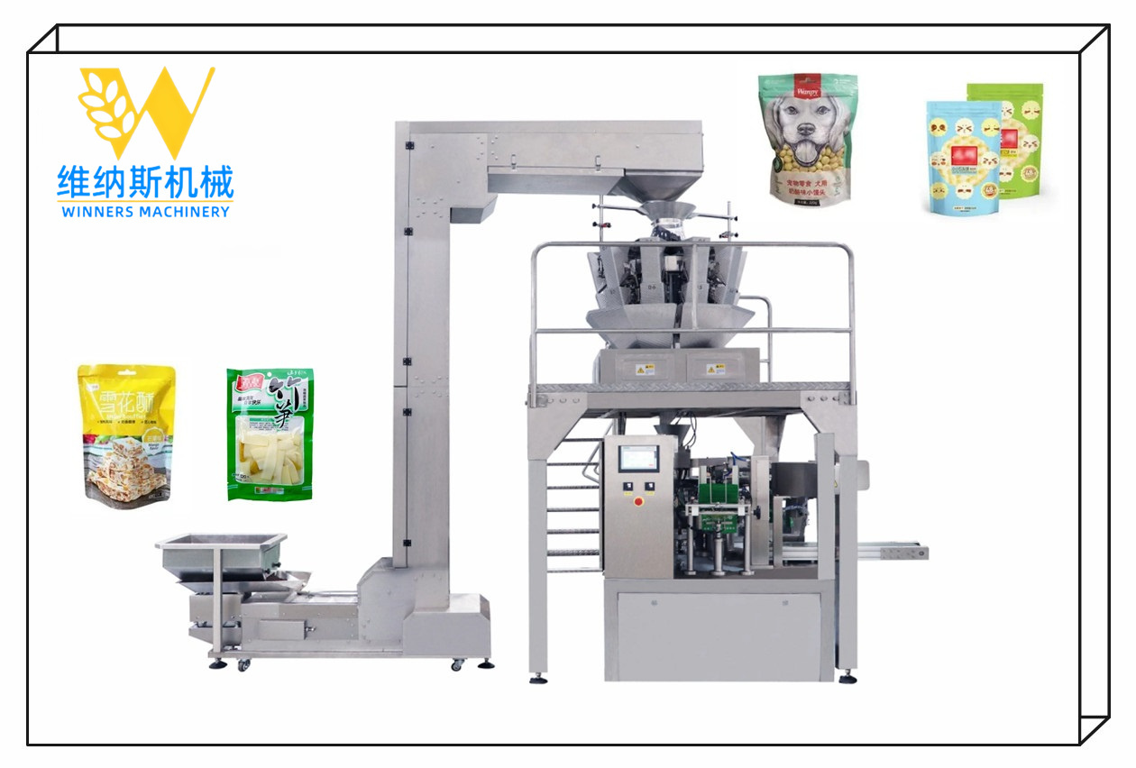 MÁQUINA ENVASADORA DE ALIMENTACIÓN DE BOLSAS