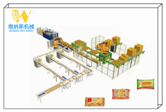 AUTOMATISCHE STAPEL- UND KISSENVERPACKUNGSLINIE