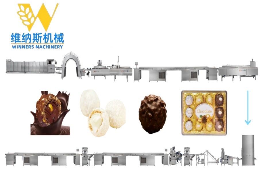 WAFER BALL CHOCOLATE PRODUCTION LINE